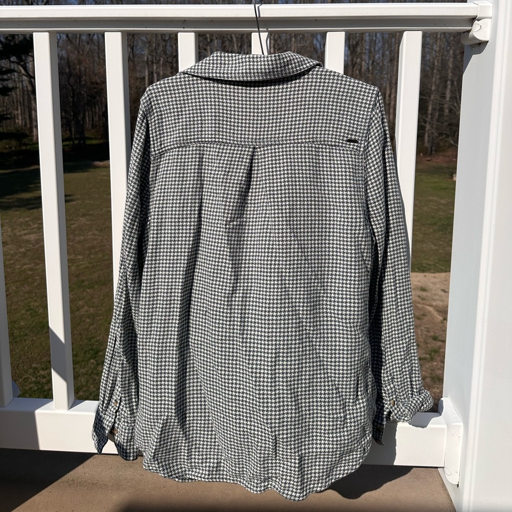 O'Neill Houndstooth Shirt Jacket - Black & White - Picture 2 of 5